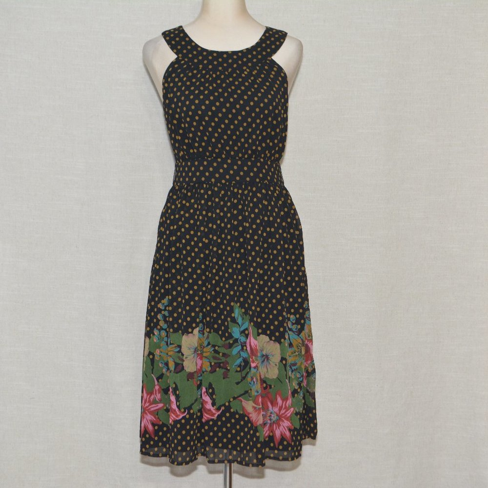 ModCloth Lace & Mesh Halter A-line Summer Dress